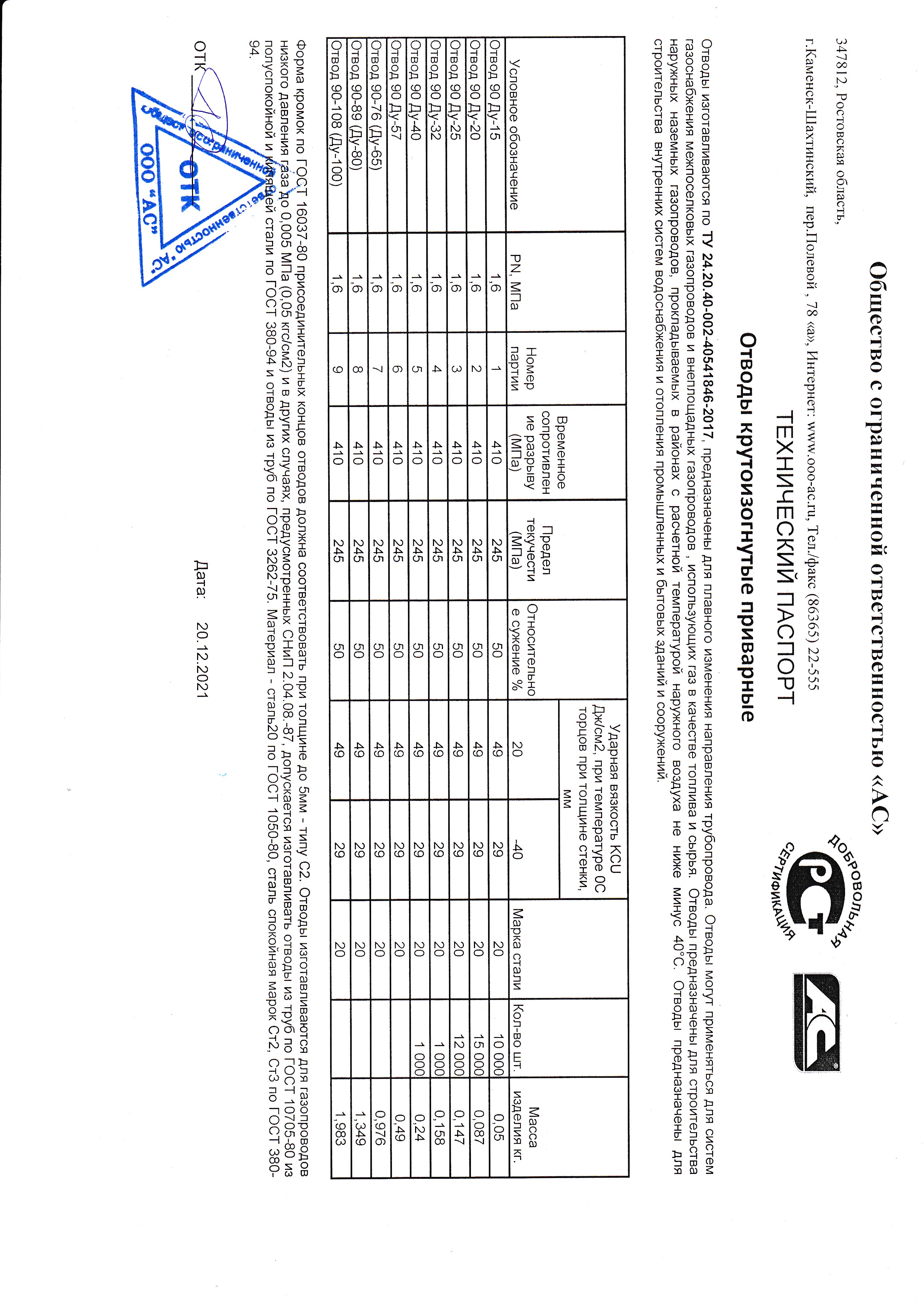 (26,9х2,5 (20шт -мешок, поддон - 13000шт))
